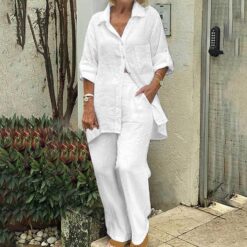 Ensemble de Survêtement Printemps Chic pour Femmes image 11 | Soirée Blanche Ensemble de Survêtement Printemps Chic pour Femmes image 10 | Soirée Blanche