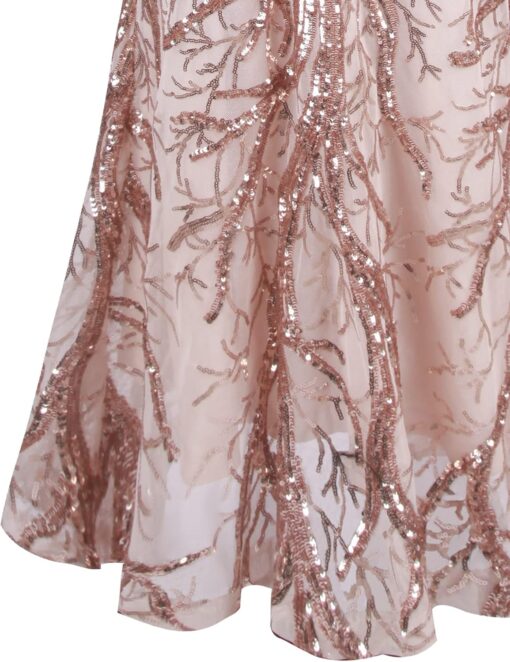 Robe De Mariée Sirène Manches Longues Détachables Blanche – Image 8