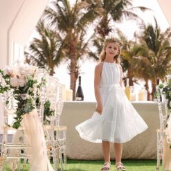 Robe Dentelle Blanche Enfant image 9 | Soirée Blanche