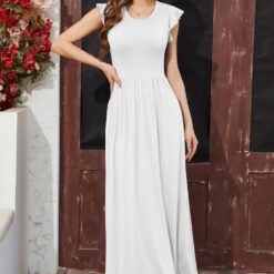 Robe Boheme Longue Blanche image 11 | Soirée Blanche
