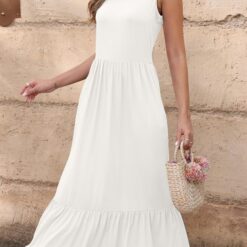Robe Longue Blanche Femme image 11 | Soirée Blanche Robe Longue Blanche Femme image 10 | Soirée Blanche