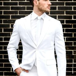 OppoSuits - Costume Blanc Chevalier Homme image 19 | Soirée Blanche