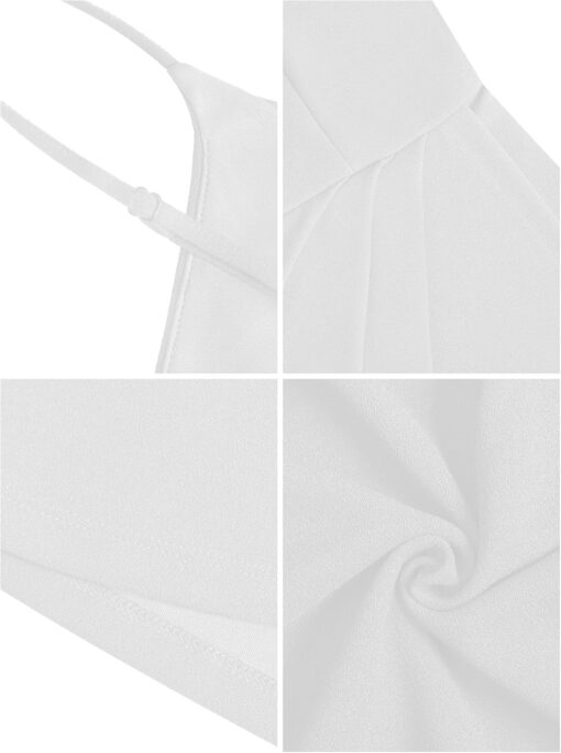 Robe Blanche Courte Décolleté – Image 6