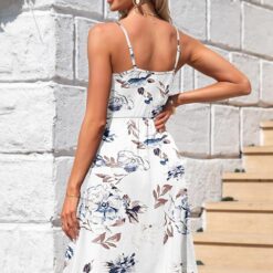 Robe Élégante d'Été avec Bretelles image 11 | Soirée Blanche