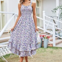 Robe De Soirée Violette Et Blanche image 11 | Soirée Blanche