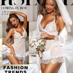 Blanche Porte Robe Dentelle image 9 | Soirée Blanche