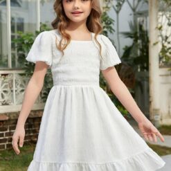 Robe Blanche Boheme Fille image 19 | Soirée Blanche