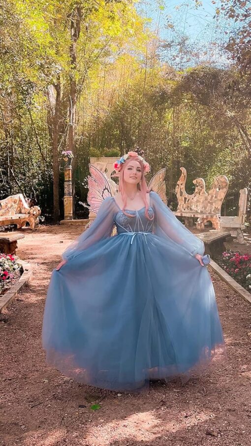 Robe De Mariée Satinée Haut Dentelle Chic – Image 5