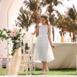 Robe Dentelle Blanche Enfant image 11 | Soirée Blanche