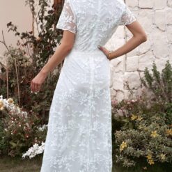 Robe De Mariée Courte Asymétrique image 22 | Soirée Blanche Robe De Mariée Courte Asymétrique image 21 | Soirée Blanche