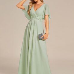 Robe De Mariée Courte Fluide Blanche image 16 | Soirée Blanche