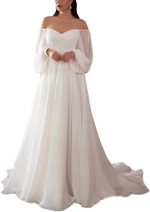 Robe De Mariée Originale A Frange Perlée – Image 2