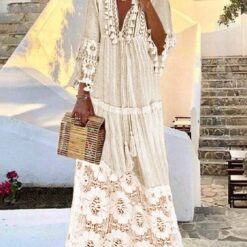 Robe De Mariée Style Bohème Blanche image 10 | Soirée Blanche