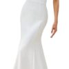 Robe De Mariée Sirène Dos Nu Sexy Blanche