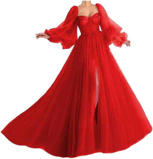 Robe De Mariée Satinée Haut Dentelle Chic – Image 2