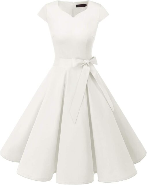 Robe De Mariée Courte En Tulle Blanche