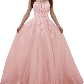 Robe De Mariée Dentelle Florale A Col Montant