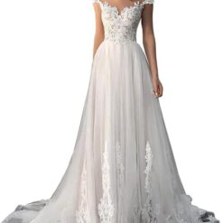 Robe De Mariée En Tulle Blanche Robe De Mariée En Tulle Blanche