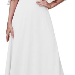 Robe de mariée A plissée simple et dentelle fine Robe de mariée A plissée simple et dentelle fine