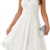 Robe Blanche Dentelle Ceremonie