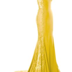 Robe de mariée sirène avec dos en dentelle fantaisie Robe de mariée sirène avec dos en dentelle fantaisie