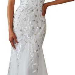 Robe De Sirène Formelle Avec Broderies Robe De Sirène Formelle Avec Broderies
