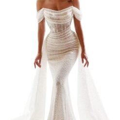 Robe De Mariée Sirène Dos Illusion Blanche Robe De Mariée Sirène Dos Illusion Blanche