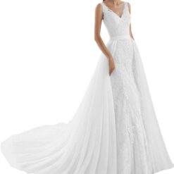 Robe De Mariée Sirène Avec Traîne Robe De Mariée Sirène Avec Traîne