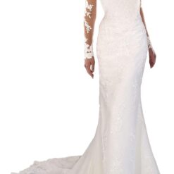 Robe De Mariée Dos Nu Plongeant Blanche Robe De Mariée Dos Nu Plongeant Blanche