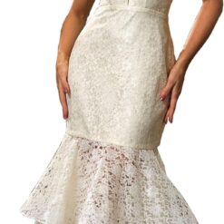 Robe De Mariée Sirène Bustier Blanche Robe De Mariée Sirène Bustier Blanche