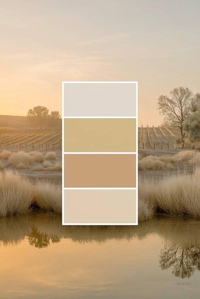 10 palettes créatives pour rendre votre journée inoubliable image 30 | Soirée Blanche Palette de mariage champagne et ivoire.