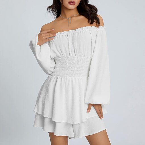 Robe Volante Élégante avec Shorts – Image 5