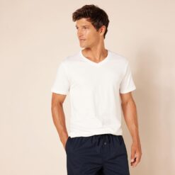 Maillot de Corps avec Col en V pour Homme, Ensemble de 6 pièces image 10 | Soirée Blanche