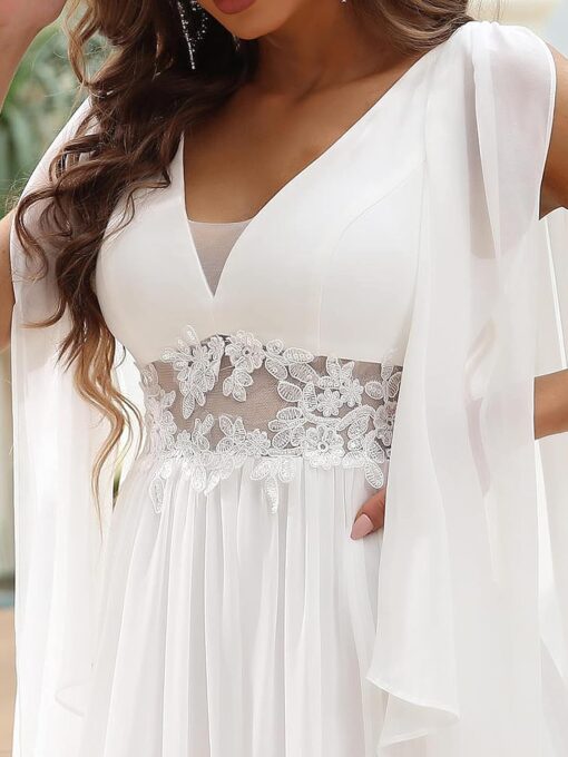 Robe Blanche Soirée Longue – Image 7