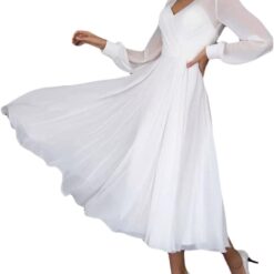 Robe Longue Blanche Manche Longue Robe Longue Blanche Manche Longue