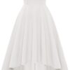 Robe Longue Cocktail Blanche