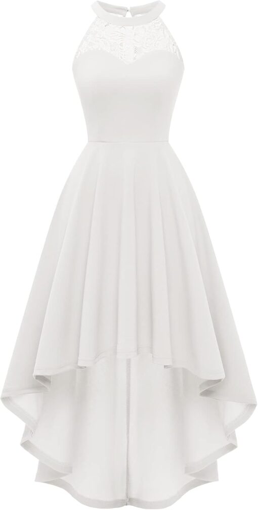 Robe Longue Cocktail Blanche