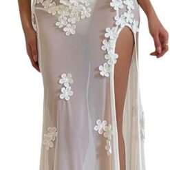 Robe Cocktail Blanche Longue image 9 | Soirée Blanche