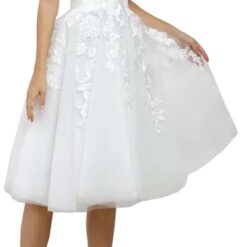 Robe De Mariée Dentelle Courte Blanche Robe De Mariée Dentelle Courte Blanche
