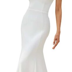 Robe De Mariée Sirène Vintage Blanche Robe De Mariée Sirène Vintage Blanche