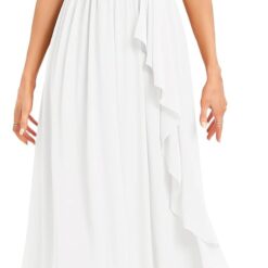 Robe De Soirée Longue Blanche image 8 | Soirée Blanche