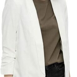 Blazer BOSELLA à collets image 9 | Soirée Blanche Blazer BOSELLA à collets image 8 | Soirée Blanche