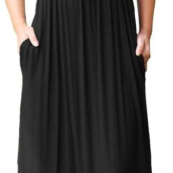Robe d’été décontractée sans manches pour femmes Robe d’été décontractée sans manches pour femmes