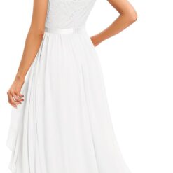 Robe De Soirée Longue Blanche image 12 | Soirée Blanche