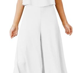 Combinaison féminine pour femmes 2 pièces, Chemise longue + Pantalon taille haute Combinaison féminine pour femmes 2 pièces, Chemise longue + Pantalon taille haute