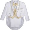 Costume Mariage Blanc Et Or