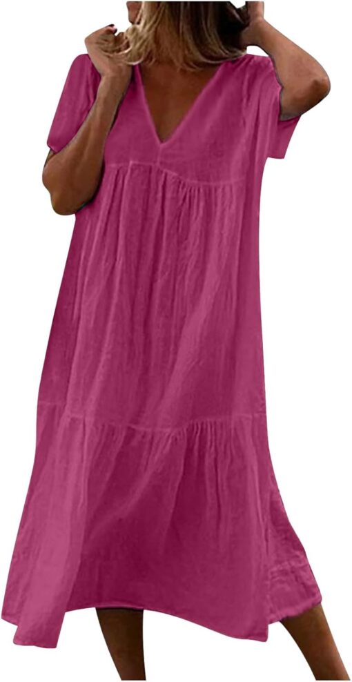 Robe Mi Longue Blanche – Image 2