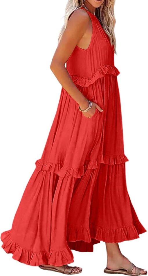 Robe Longue Fluide Blanche Boheme – Image 6