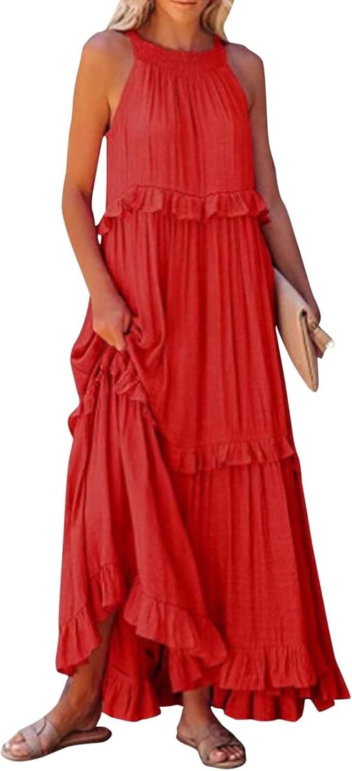 Robe Longue Fluide Blanche Boheme