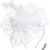 Chapeau Voile Mariage Blanc